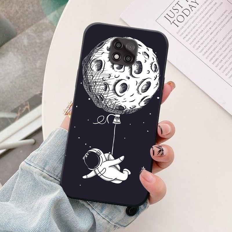 For Moto G Power 2021 Phone Case Astronaut Silicone Camera Protection Back Cover For Motorola Moto G Power 2021 Funda Coque