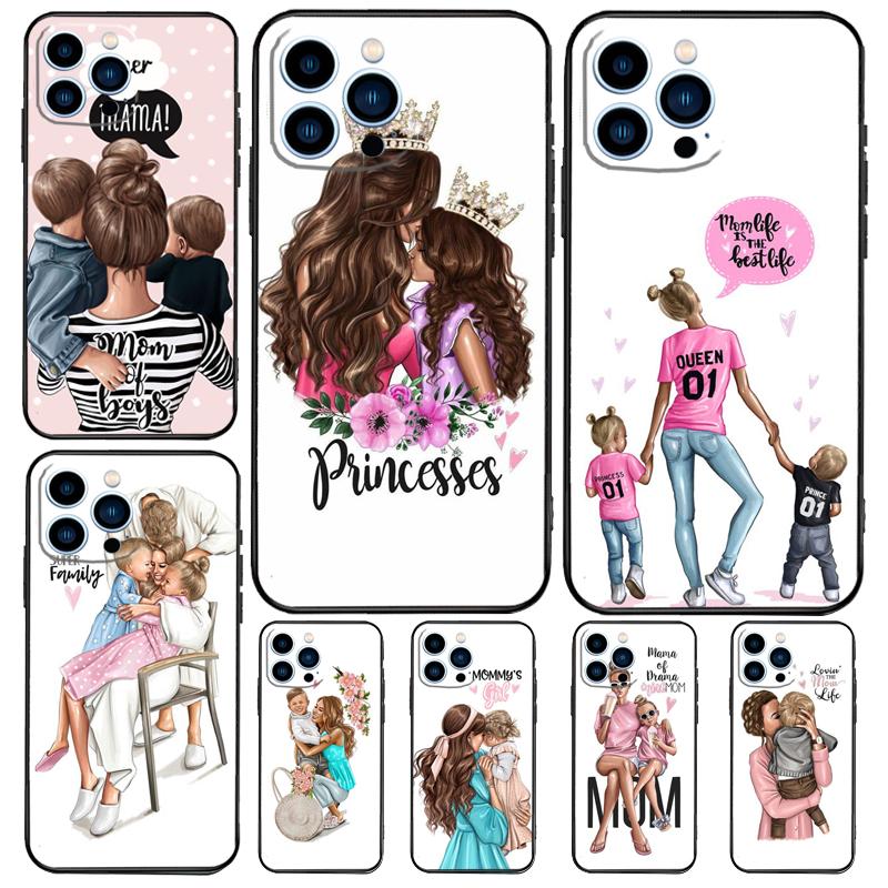 Baby Mom Girl Queen Case For Xiaomi Redmi Note 15 Pro Plus 10 11 12 13 14 Pro Cover For Redmi 14C 15C 12C 10C 13C
