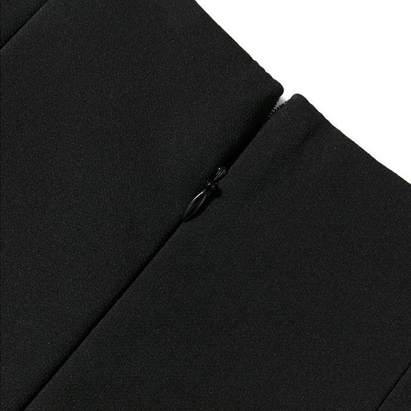 Sexy Split Skirts Women Black Fashionable Bodycon Ins All-match Streetwear Summer Female Asymmetrical Mini Sexy Korean Y2k