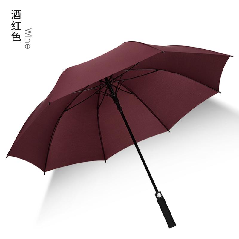 Long-handled umbrellas Men's and women's oversized automatic reinforcement Rainstorm strong wind-resistant straight pole umbrella