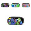 Rainbow Friends Cartoon Pencil Case With Durable Nylon Material Large Capacity School Storage