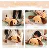 Weighted Dog Plush Stuffed Animal designed for Adults Gentle Brown 13.8 Inch 1.6 Lbs Adorable Labrador Plushie Pillow Toy Present