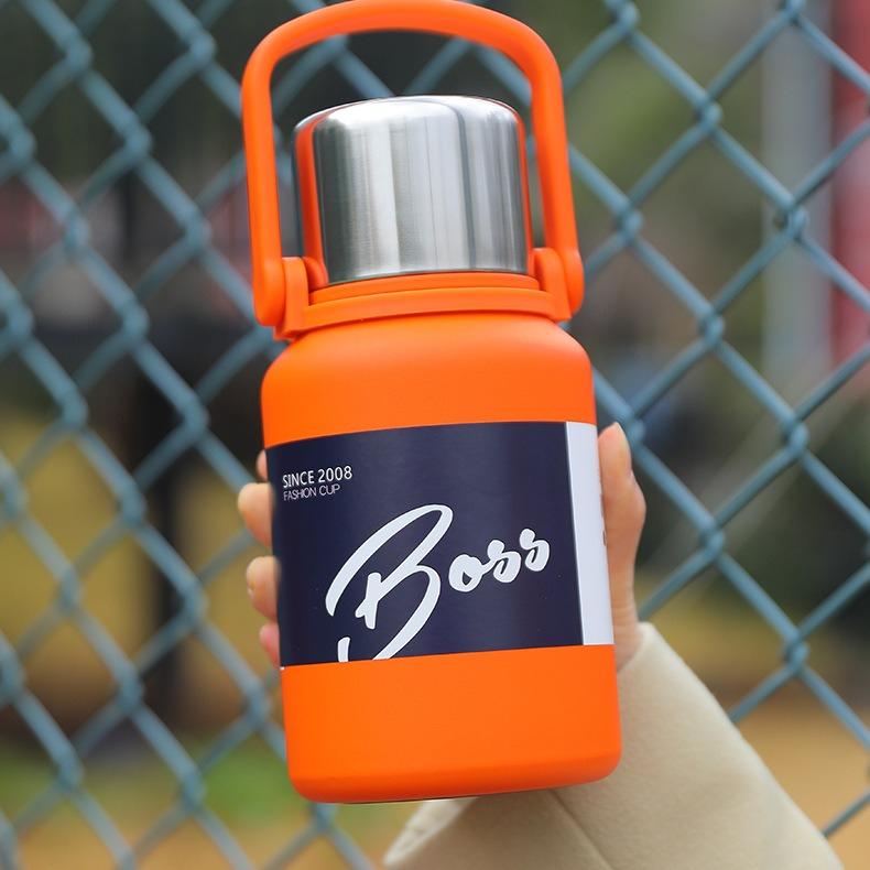 316 Stainless Steel Thermos Cup, High Value, Large Capacity Thermal Insulation Pot, Portable, Outdoor Men and Women Water Cup