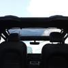 Sunshade Mesh Shade Top Front Cover Provides Roof UV Sun Protection for Jeep Wrangler JL JLU & Gladiator JT 2018-2024 (Black)