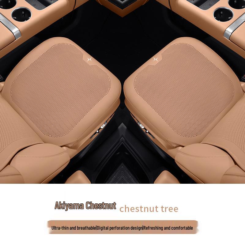 Ventilated, breathable seat cushion for Polestar 1-4 & 6: ultra-thin, all-season comfort.