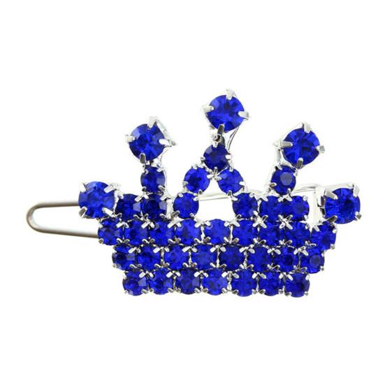 Haustier Haarspange Krone Form Bequeme Strass Anti-verformt Hund Haarnadel