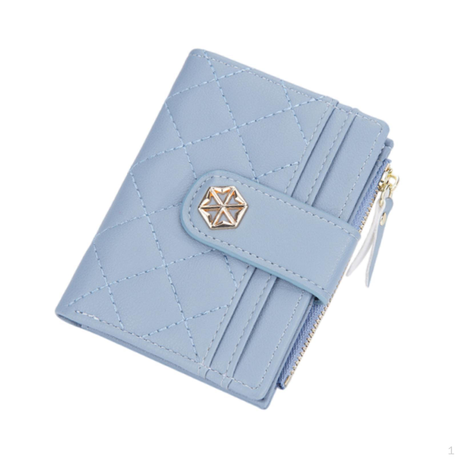 

Модний маленький гаманець власника кредитної картки для покупок, подорожей, побачень, поїздок на роботу Blue