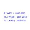 2Pcs LED For Mercedes Benz R Class W251 2006-2015 ML Class W164 GL Class X164 2006-2010 2011 Car Door Welcome Light Accessories