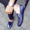 Fashion White Dress Shoes Mens Fashion Patent Leather Shoes for Men  Black Mens Glossy Loafers Shoes Luxury Office 2025 Chaussure Homme