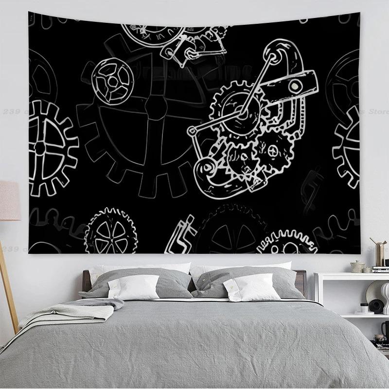 

Спальня Гостиная Гобелен Простой Узор Велосипеда Модный Домашний Декор Гобелен 100x75cm