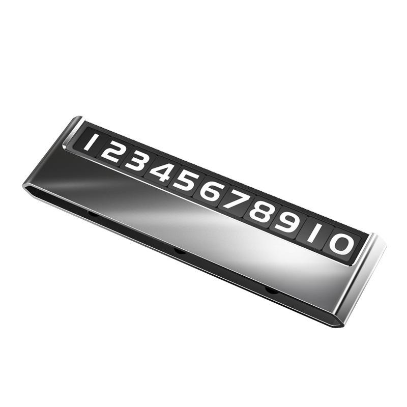 Creative Luminous Temporary Car Parking Sign with Movable Phone Code and Numbers