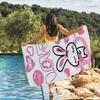 Women Love Bunny Towel Quick Drying Beach Towels Are Suitable For Swimming Pools Camping Yoga And The Gym