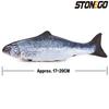 Interactive Catnip Plush Simulation Fish Chew Toys for Cats Soft 3D Fish Shape Catnip Filled Toys