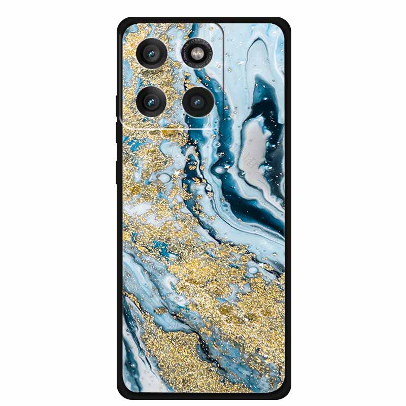 For Moto Edge 60 Pro Case XT2507-1 Coque Multi Colored Marble Pattern Soft Silicon Back Cover for Motorola Edge 60 Pro 5G Bumper