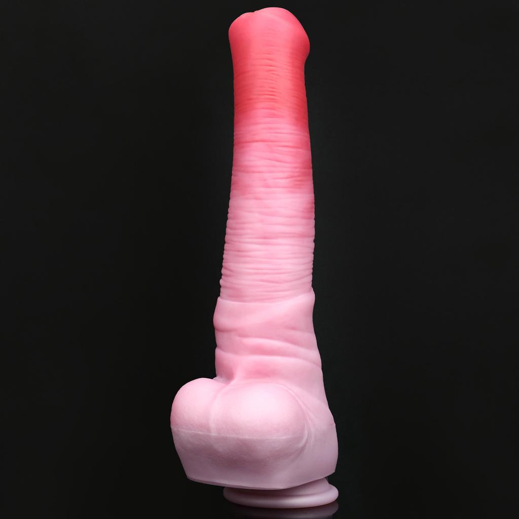 Liquid Silicone Dildo Shaped Dildo Male And Female Anal Plug Adult Product
