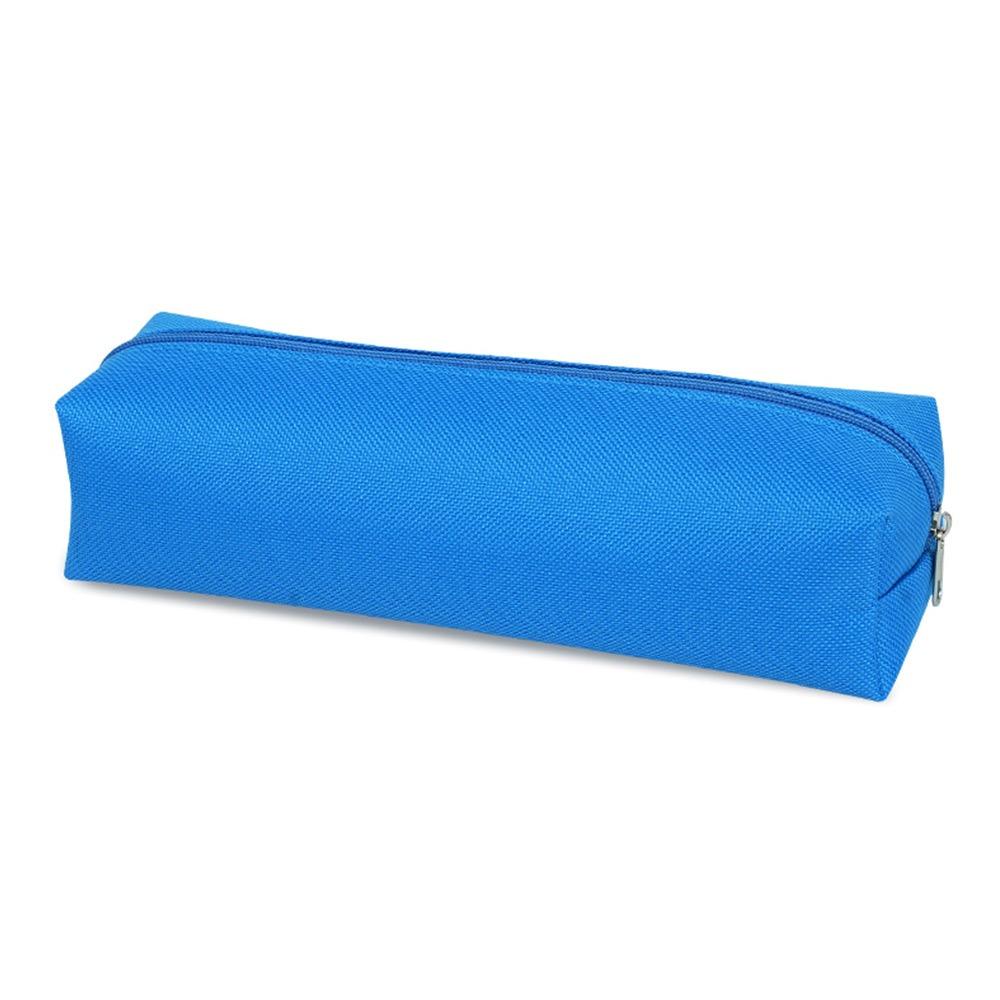 Large Capacity Pencil Case Solid Color Stationery Pouch Stationery Organizer  Back To School Gift