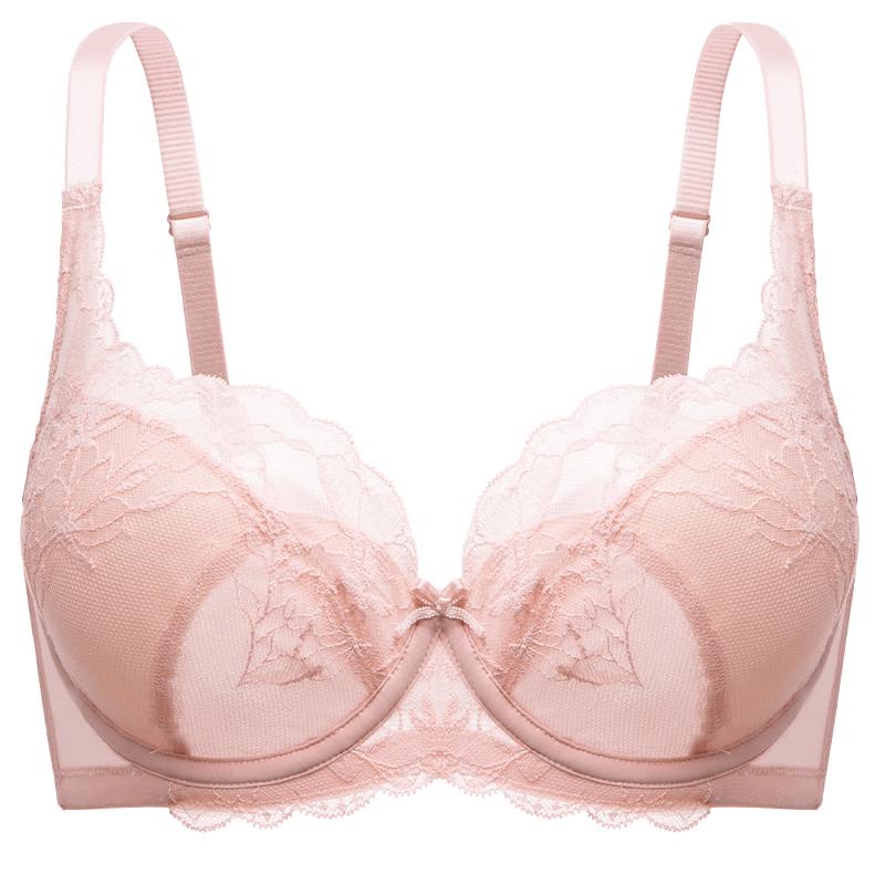 Audifen Women s Lace Soft-Cup Minimizer Bra XB4317 75B