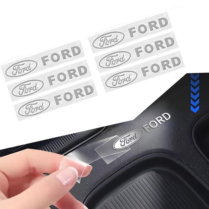 3D Metal Emblem Sticker Car Styling Interior Decoration Decals For Ford Ranger Focus Fiesta Mondeo Kuga Mustang Escort KA Ranger