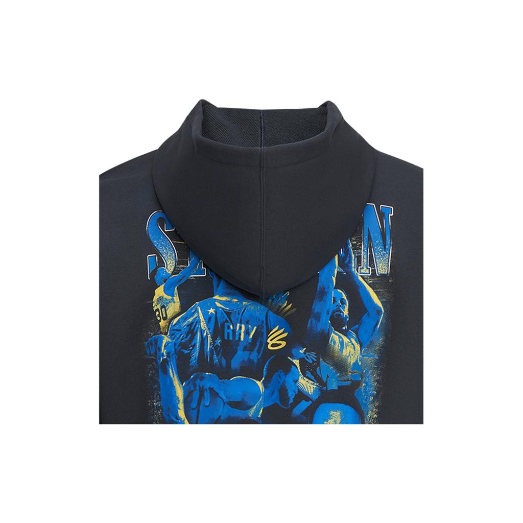 Under Armour Curry Printed Basketball Hoodie Soft Comfortable Ribbed Design Casual Long Sleeve T-Shirt Men Tops 6014297-016