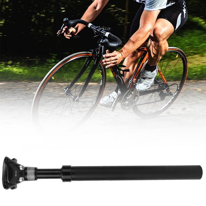 Aluminum Alloy Bike Seat Post 27MM Suspension Seat Post Mountain Bicycle Seatpost Suspension Seat Post Tube for Mountain Bicycle Black/&Red