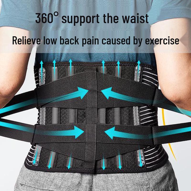 Breathable Lumbar Support Belt for Weightlifting & Squats