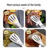ZISIZ 304 Stainless Steel Food Tongs