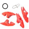 2 Bag Shrimp Lure Chin Cover Drop Weights Bait Sinker with Buckle Fishing Accessory