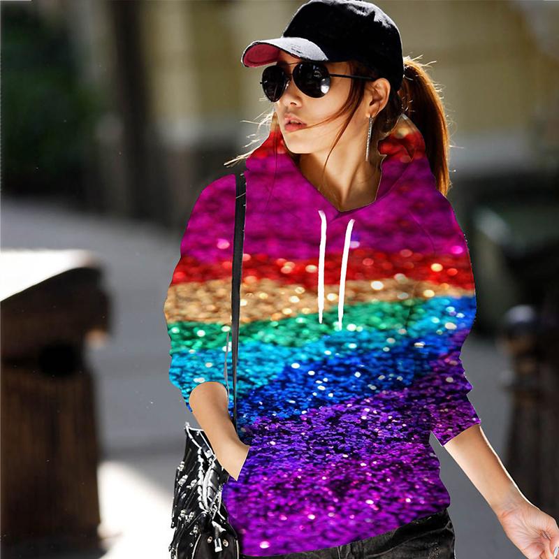 

Осенние красивые блестящие 3D-принты толстовки мужские и женские модные повседневные толстовки с капюшоном большого размера пуловеры спортивный костюм одежда 6XL