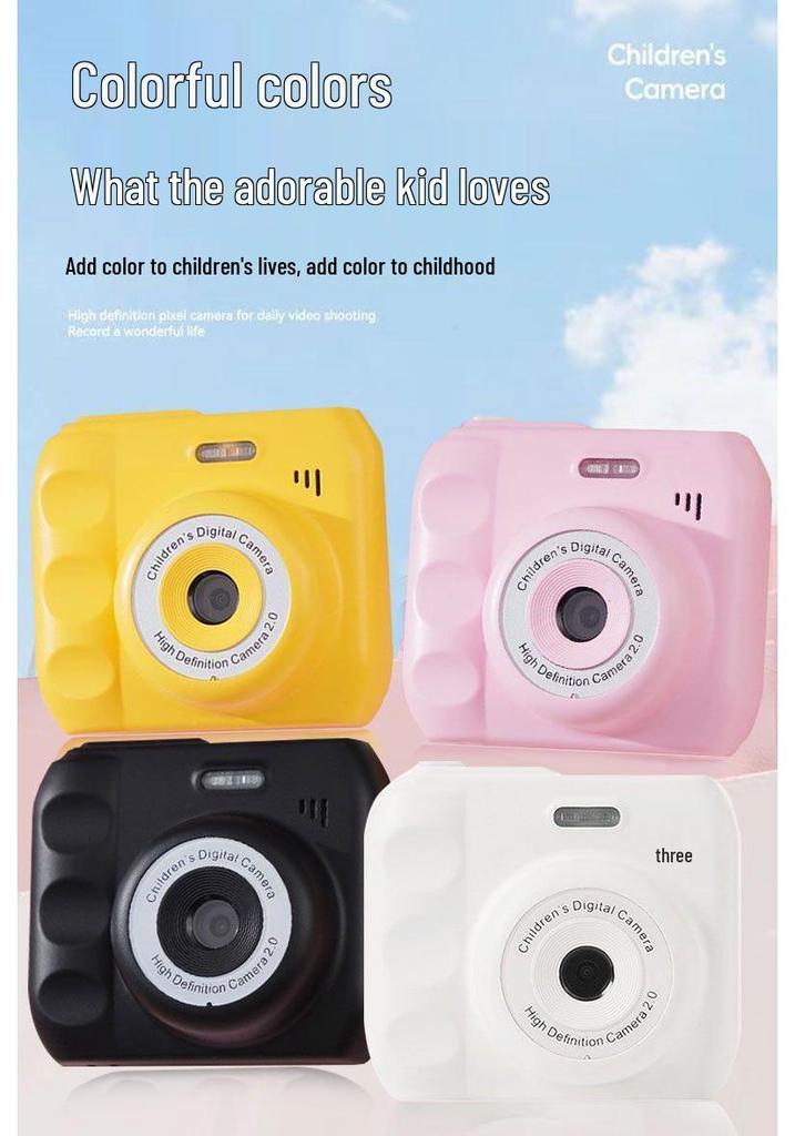 HD Dual Camera: Cute Instant Digital Camera for Students with Mobile Transfer & Color Photography