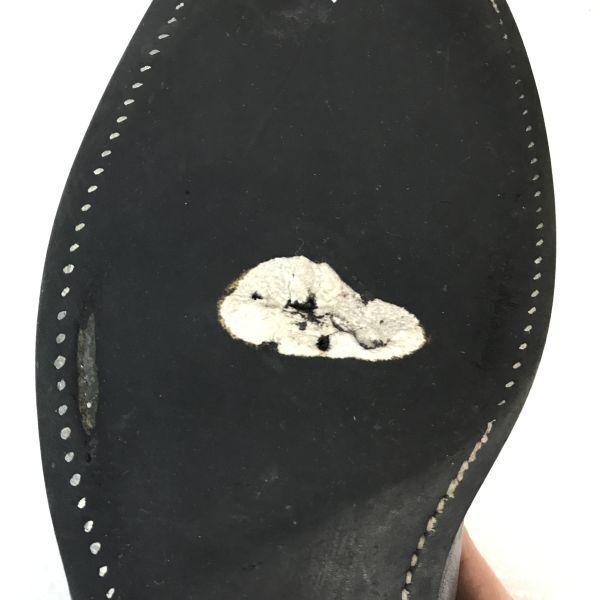 Scotch Grain Straight-Toe Semi-Brogue Black 25.5EEE Goodyear(USED)