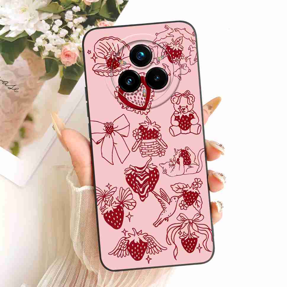 For Realme 14 Pro Plus 5G Phone Case Realme14Pro+ 5G Luxury Cat Butterfly Soft Silicone For Realme 14 ProPlus 2025 RMX5051 Coque