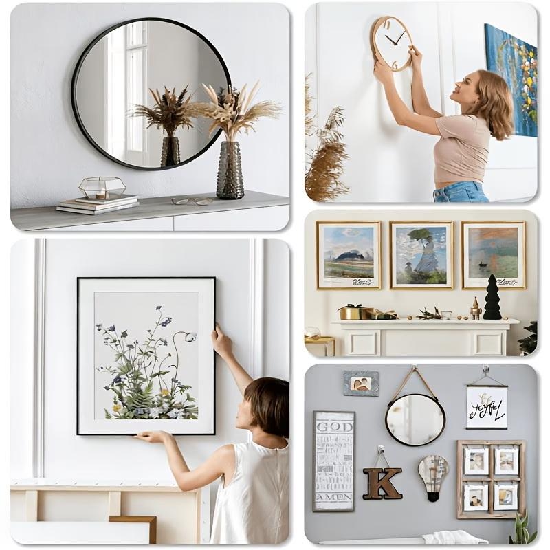8/20 Pcs Heavy Duty Claw Picture Hangers 40 Lbs Weight Limit Drywall Hooks for Office Home Wall Art Display