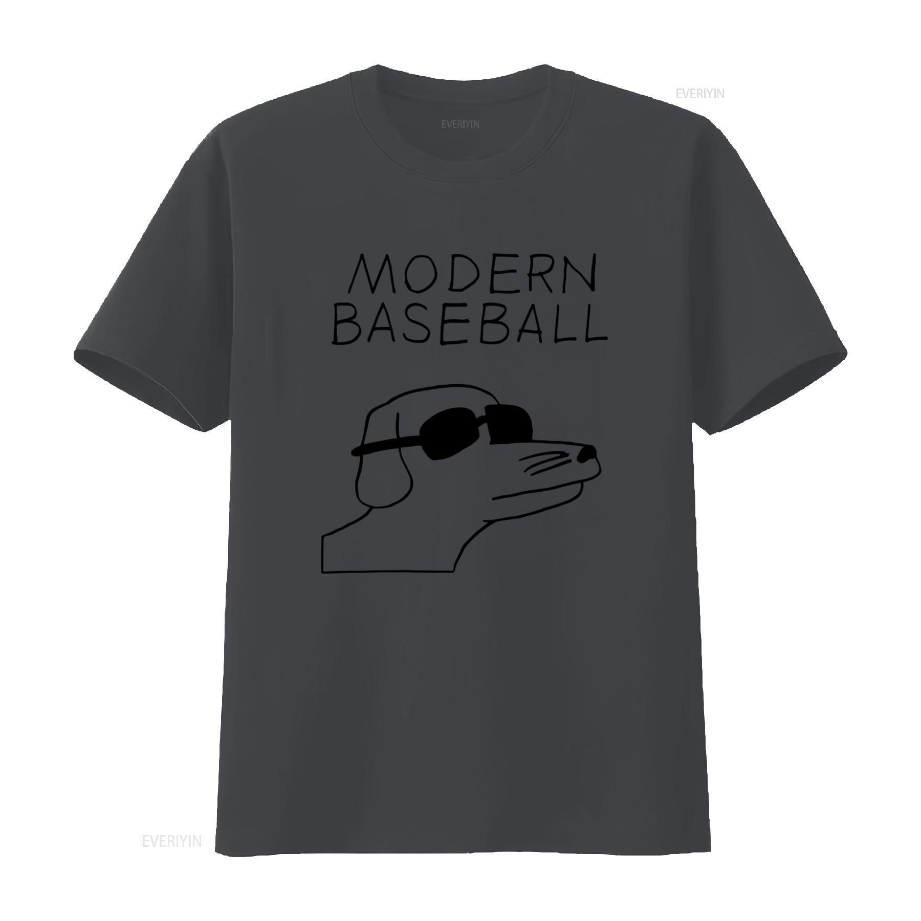 

Modern Baseball Dog T Shirt Pop Punk Band Merch for Slaughter Beach The Front Bottoms Marietta Free Throw Stylish vintage 4XL