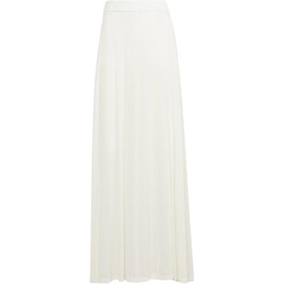 Originals Premium Flowy Maxi Skirt With Built-In Shorts Semi-Transparent Side Slit Sports Casual Long Skirt Women Skirts Han-Jade-White IN4278