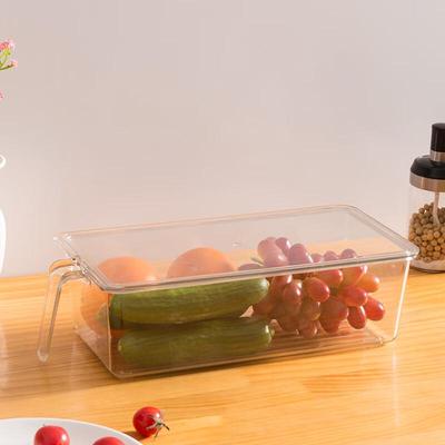 Wutuo Clear Refrigerator Organizer with Lid