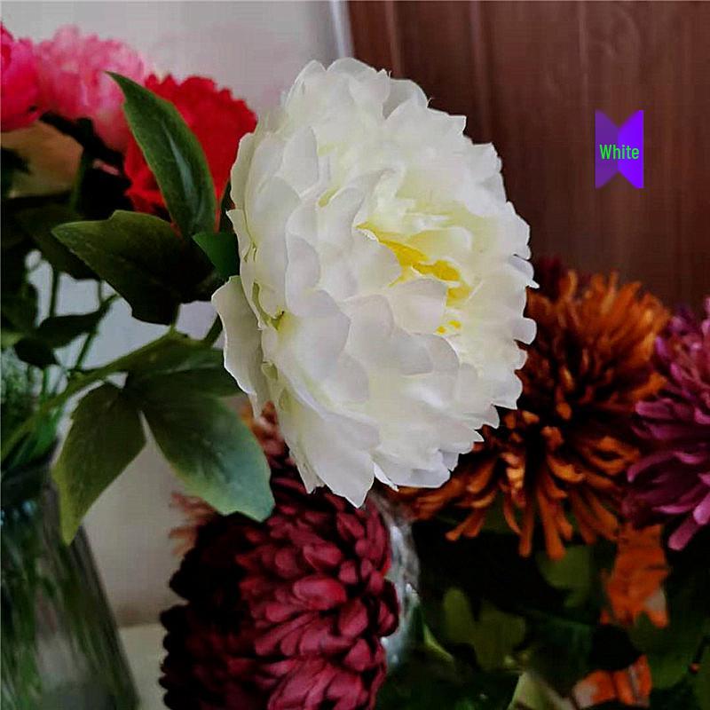 Pfingstrose Einzelstiel Große Seidenblume für Wohnzimmer- oder Hochzeitsdekoration
