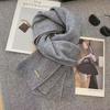 Simple Metal Standard Scarf Winter Soft Waxy Skin-friendly Knitted Scarf Ins Wind Atmosphere Versatile Warm Scarf