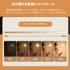 ZHOUMIN LED Sensor Automatic 2 Colors Motion Sensor Indirect Stepless for Indoor Use Pack Japanese Instructions Light, Activation, Type-C