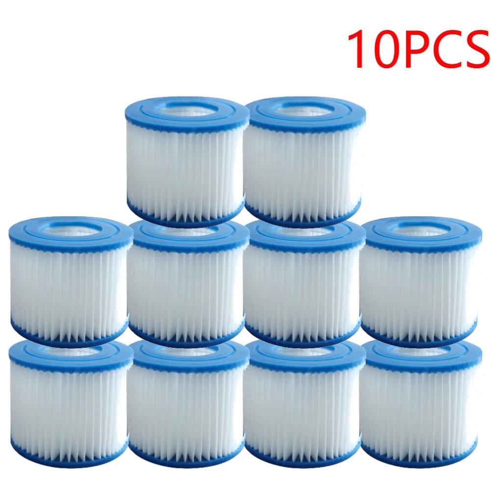 1-10 pezzi Filtro di ricambio per piscina Adatto per Bestway Flowclear Misura VI Cartuccia filtro Lay-Z-Spa - Miami Vegas Palm Springs