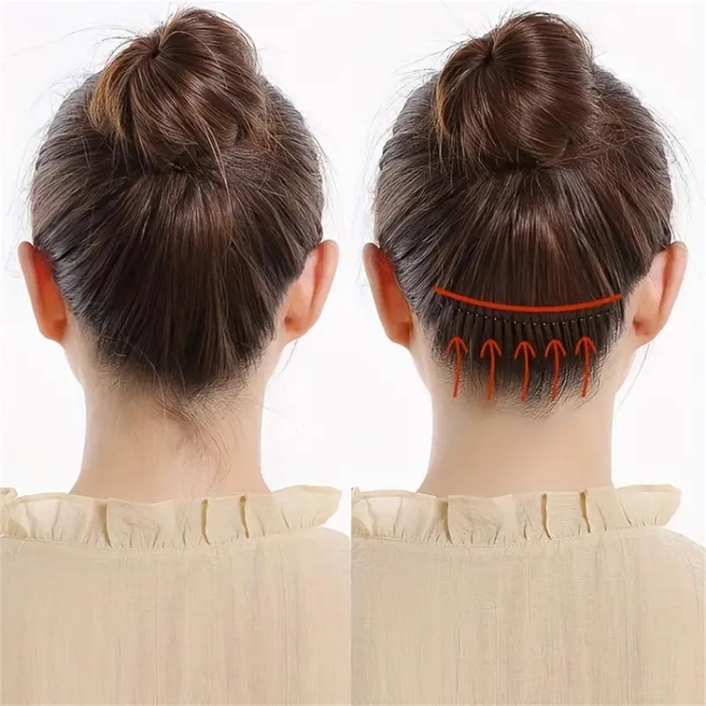 1pcs Invisible Broken Hair Hairpin Styling Accessories Tiara Tools Roll Curve Needle Bangs Fixed Insert Comb