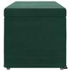 Stool Dark Green 101 x 41 x 40 cm Velvet and Engineered Wood