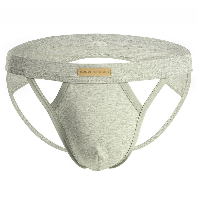 Men's Sexy Low Rise T-Back Elastic Cotton Hollow Out Back Underwear Comfortable Breathable Close-Fitting Thong