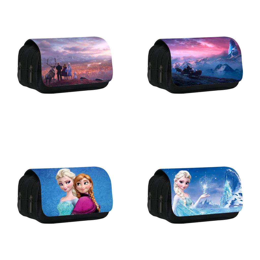 Frozen Ice Snow Queen Pencil Case With Large Capacity For School And Office Use