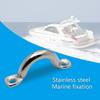 8pcs/10pcs Marine Boat Top Pad Eye Tie Down Anchors Point Tie Down Kayak Deck Loop with Screws Stainless Steel Eye Strap
