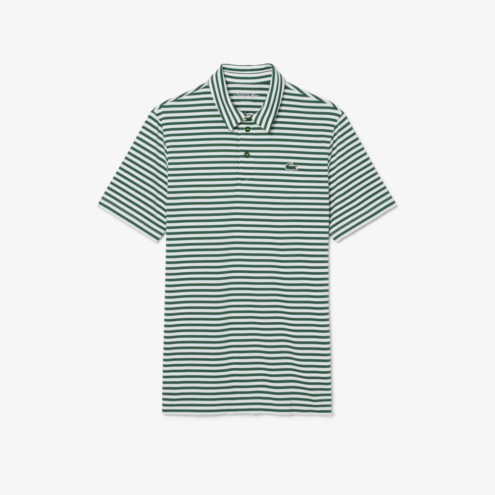 Lacoste Men's Golf Stripe Short-Sleeve Polo Shirt DH3187-56G291