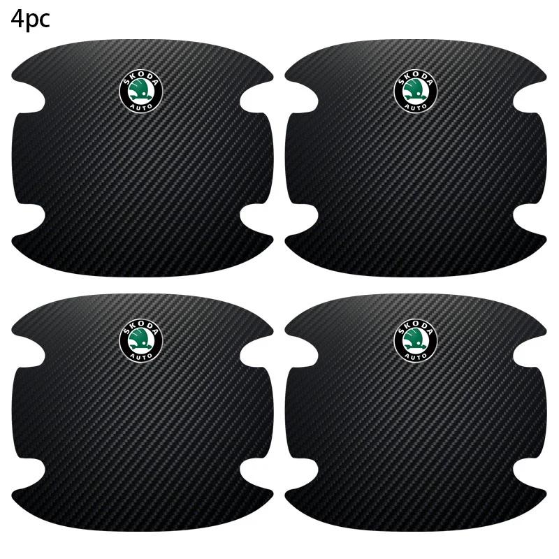 FHQD2 Car Door Bowl Stickers For Skoda Octavia 2 A5 A7 A8 Fabia 3 Rapid Scala Kodiaq Superb 3 Karoq Kamiq Citigo Roomster Accessories