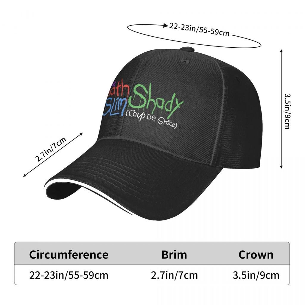Eminem The Death Of Slim Shady Trendy Baseball Caps Quality Unisex Women Hats