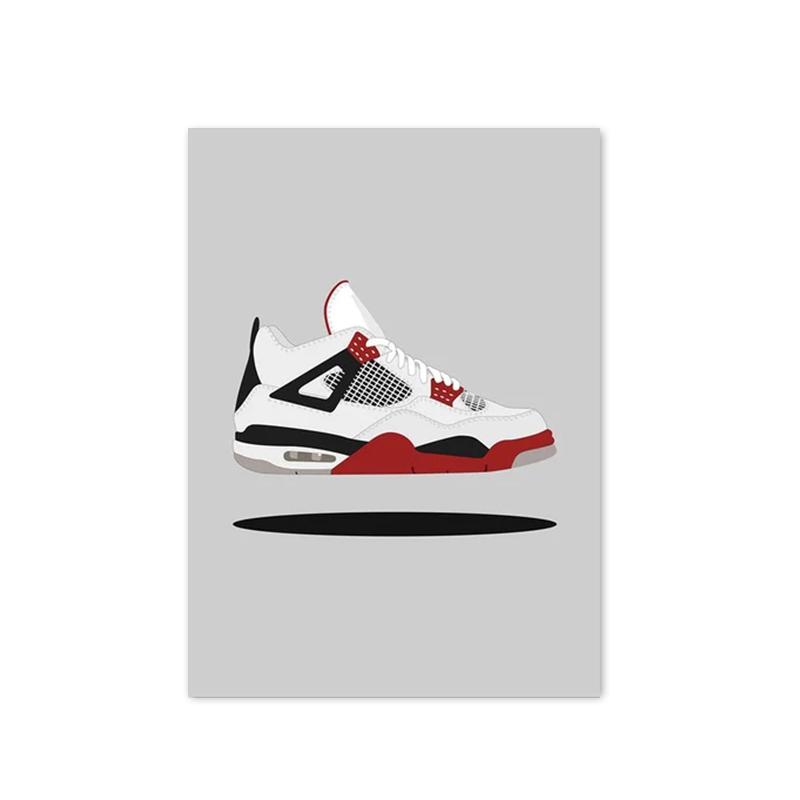 Fashion Sport Shoes Sneakers Posters And Prints Canvas Painting Nordic Wall Art Pictures for Living Room Home Decoration