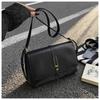 Retro Style Faux Leather Square Shoulder Bag Large Capacity Crossbody Purse for Women KTB