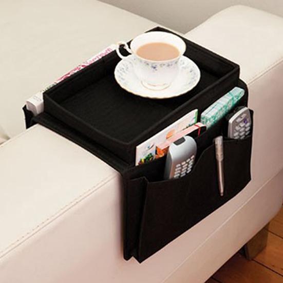 Sofa Organiser Convenient Practical Oxford Cloth Sofa Armrest Organiser for Home Bedroom
